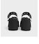 Trill トリル グロメットダブルストラッププラットフォームミュール 