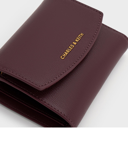 カーブ フロントフラップウォレット｜チャールズ＆キースの通販