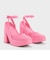 Loey ローイー アンクルストラップ プラットフォームパンプス 