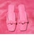 Loey ローイー テキスチャーボウフラットミュール 