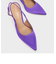 Demi デミ リサイクルポリエステルスリングバックパンプス 
