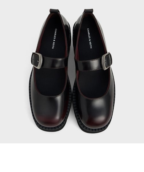 パンプス バックル リッジッドソールチャンキーメリージェーン CHARLES ＆ KEITH（チャールズ&キース） パンプス バックル リッジッド