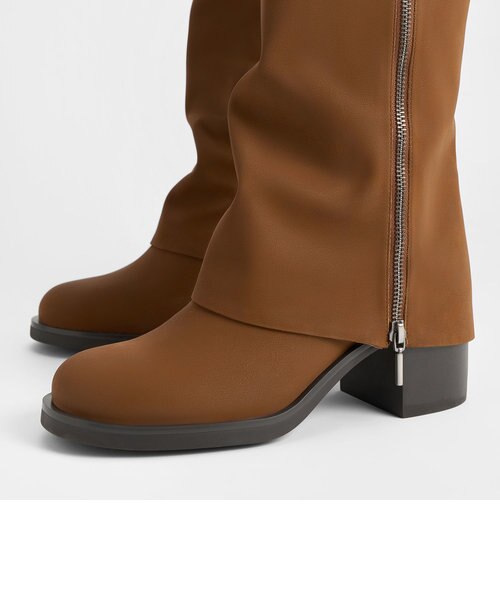 Louise ルーイ サイドジップニーハイブーツ｜チャールズ＆キースの通販