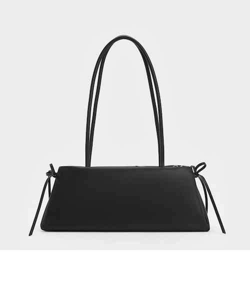 ボウ イロンゲイティッドトラペーズショルダーバッグ｜チャールズ