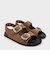 バックル ダブルストラップスリングバックサンダル