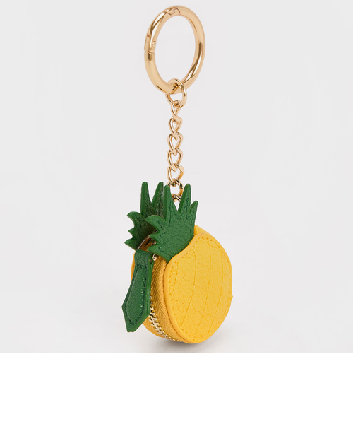 パイナップルキャラクター アクリルチャーム パイナップルキャラクター アクリルチャーム キーホルダー