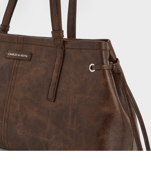 Noane ノアン イーロンゲイティドハンドルショルダーバッグ CHARLES ＆ KEITH ショルダーバッグ バッグ Noane ノアン