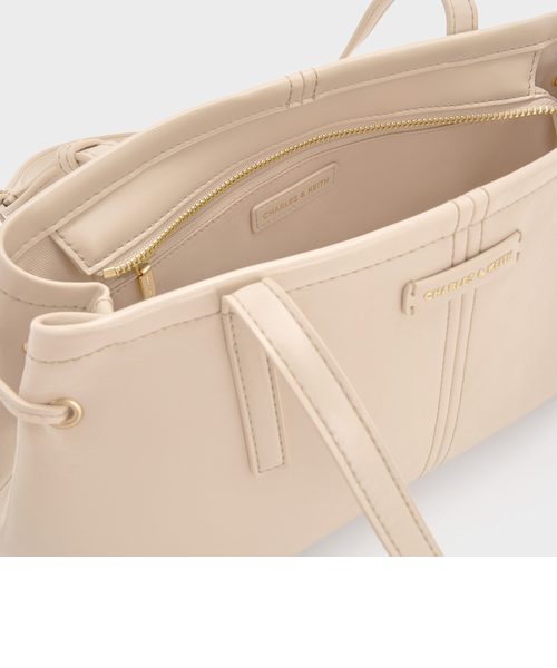 Noane ノアン イーロンゲイティドハンドルショルダーバッグ CHARLES & KEITH｜Noane ノアン イーロンゲイティドハンドル