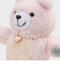 Dodie ドディー ハートネックレスピンクベアバッグチャーム