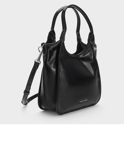 Sianna ミニシアンナ クリンクルエフェクトスラウチートートバッグ