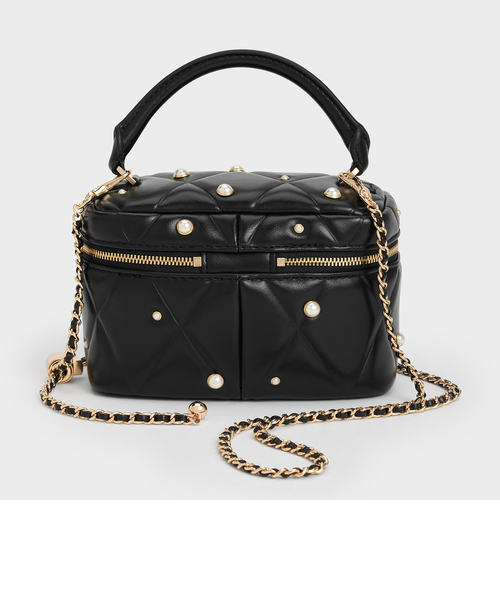 Arwen アルウェン キルトパールエンベリッシュドトップハンドル