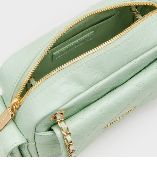 Duo ドゥオ キルトクロスボディーバッグ｜チャールズ＆キースの通販