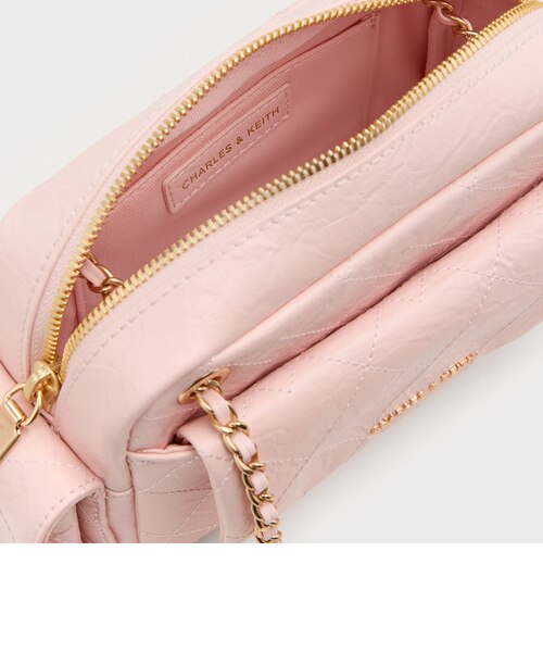 Duo ドゥオ キルトクロスボディーバッグ｜チャールズ＆キースの通販