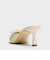 ローズ ボウ ポインテッドヒールミュール