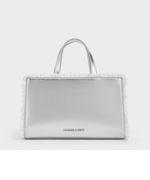 Raina レイナ レーストリム トートバッグ｜チャールズ＆キースの通販