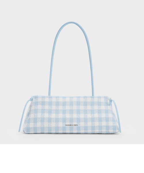 Hazel ヘーゼル ギンガムボウショルダーバッグ｜チャールズ＆キースの