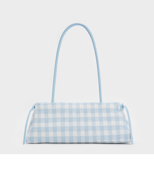 Hazel ヘーゼル ギンガムボウショルダーバッグ｜チャールズ＆キースの