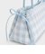 Hazel ヘーゼル ギンガムボウショルダーバッグ
