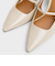 ポインテッドトゥ メリージェーンスリングバックパンプス