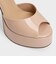 Francesca フランチェスカ ピープトゥ プラットフォームヒール