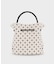 Hazel ヘーゼル ポルカドットボウバケットバッグ