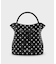 Hazel ヘーゼル ポルカドットボウバケットバッグ