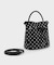 Hazel ヘーゼル ポルカドットボウバケットバッグ