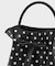 Hazel ヘーゼル ポルカドットボウバケットバッグ