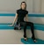 Delfina デルフィナ チェーン サイドベルト トートバッグ
