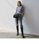 Delfina デルフィナ キルテッド チェーンストラップ ショルダーバッグ