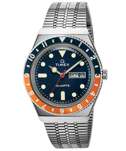 【極美品・電池交換済】　復刻モデル　TIMEX　TW2U72400　デジタル TIMEX タイメックス TIMEX Q 復刻モデル TW2U61100 メンズ