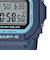 BABY-G 小型 スリム スクエア BGD-5650-2JF レディース 腕時計 電波ソーラー デジタル ネイビー 国内正規品 カシオ