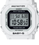 BABY-G 小型 スリム スクエア BGD-5650-7JF レディース 腕時計 電波ソーラー デジタル ホワイト 国内正規品 カシオ
