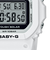 BABY-G 小型 スリム スクエア BGD-5650-7JF レディース 腕時計 電波ソーラー デジタル ホワイト 国内正規品 カシオ