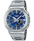 G-SHOCK FULL METAL フルメタル ブルーアクセント GM-B2100AD-2AJF メンズ 腕時計 ソーラー Bluetooth オクタゴン シルバー 国内正規品 カシオ 日本製