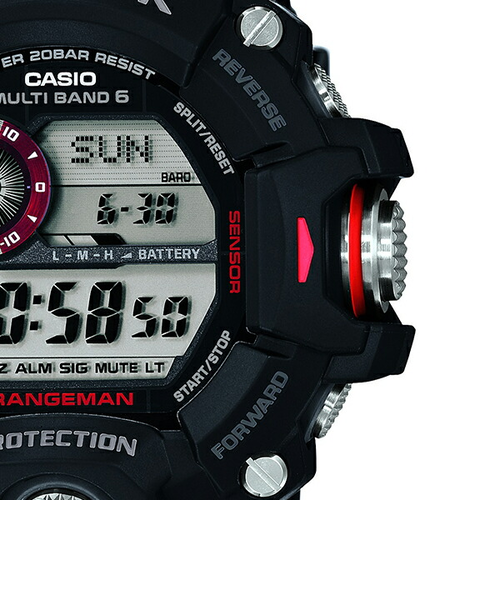 CASIO G-SHOCK レンジマン GW 9400 デジタル腕時計 Amazon.co.jp: CASIO(カシオ) G-SHOCK Gショック GW-9400-3DR