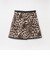 レオパードリバーシブルミニスカート