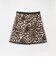 レオパードリバーシブルミニスカート
