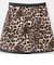 レオパードリバーシブルミニスカート