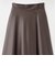 アシンメトリーフェイクレザースカート