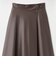 アシンメトリーフェイクレザースカート