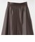 アシンメトリーフェイクレザースカート