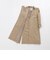 ベージュマスキュリントレンチ