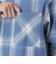 オンブレチェック ダブルポケットシャツ