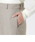 ラメツイルストレートパンツ