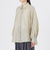ジャカードバックボタンオーバーシャツ