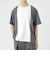 ストライプブロッキングTシャツ