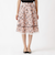 フラワープリント スカート