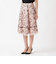 フラワープリント スカート