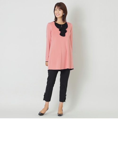 20周年アニバーサリー】レーヨンナイロン ニットチュニック